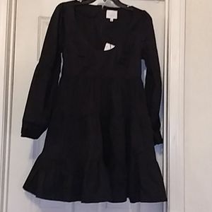 Cinq a Sept, Rose Square-Neck Mini Dress, NWT